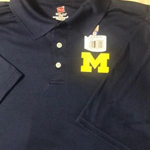 University of Michigan golf shirt